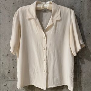 vintage Doncaster silk button down shirt